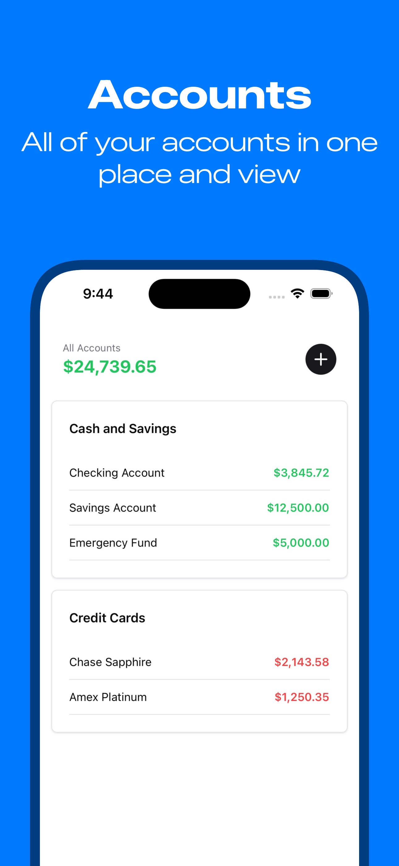 Accounts Overview